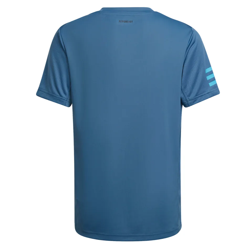 adidas Boys' Club Top (Altered Blue/Sky Rush)