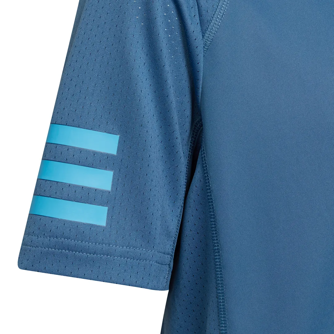 adidas Boys' Club Top (Altered Blue/Sky Rush)