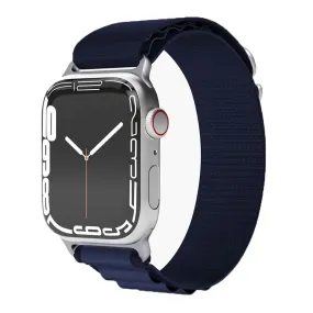 Apple Watch (42/44/45/SE/49mm) Vonmählen Action Loop Nylon Rem - Blå