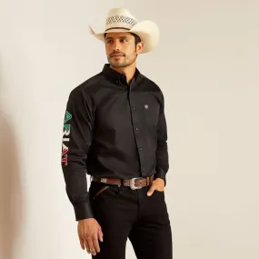 Ariat Mens Team Logo Twill Fitted Shirt Style 10038914