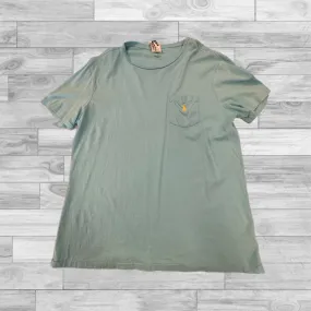 Baby Blue Top Short Sleeve Polo Ralph Lauren, Size L