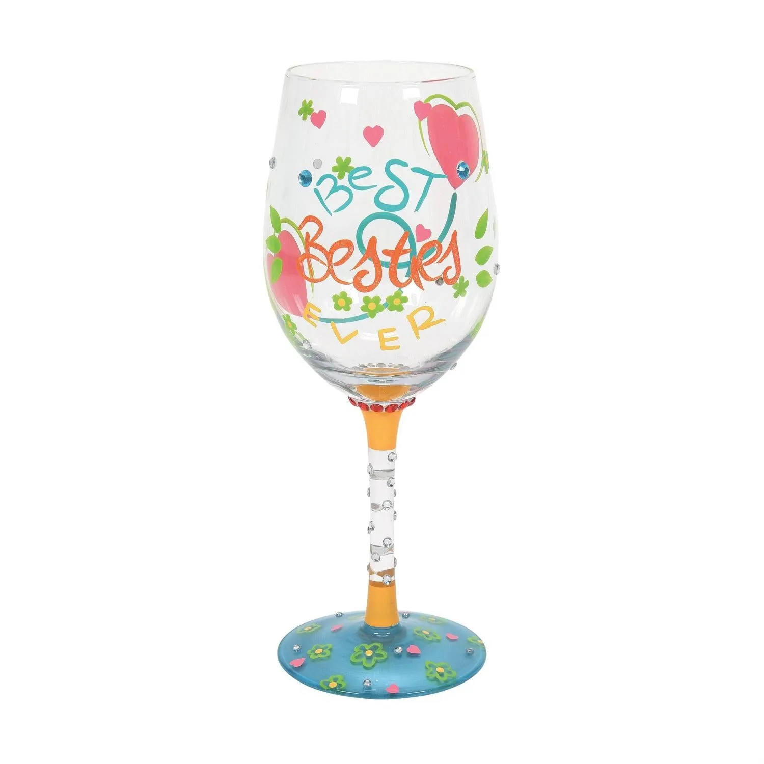 Best Besties Wine Glass