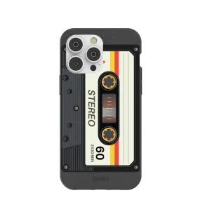 Black Cassette iPhone 14 Pro Max Case with MagSafe Module