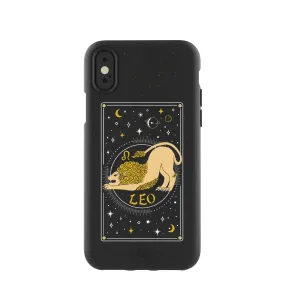 Black Leo iPhone X Case