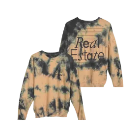 Black/Orange Tie Dye Crewneck