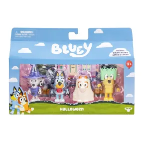 BLUEY S11 FIGURE 4 PACK - HALLOWEEN COSTUME PARTY