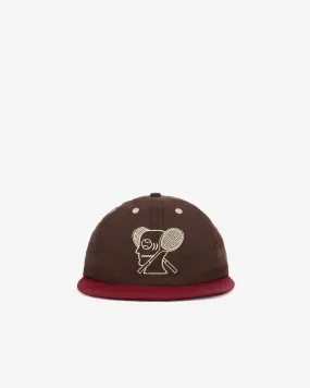 Brain Dead - Men's Nylon Tennis Hat - (Brown)