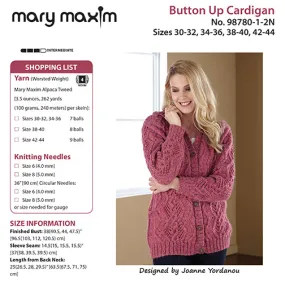 Button-Up Cardigan Pattern