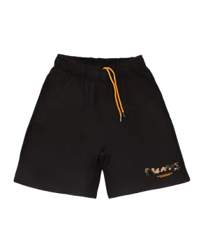 CAMO CHOP SIG SHORTS - BLACK