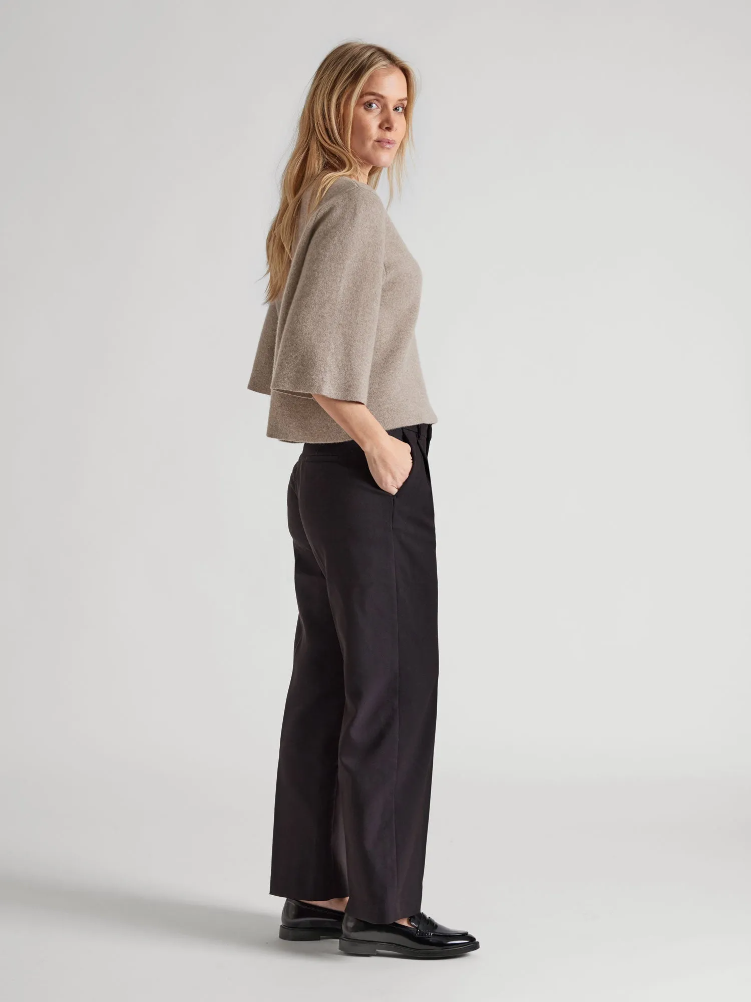 Cashmere sweater  "Dina sweater" - toast