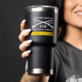 Club Grunt Style Member 20oz Stainless Steel Tumbler