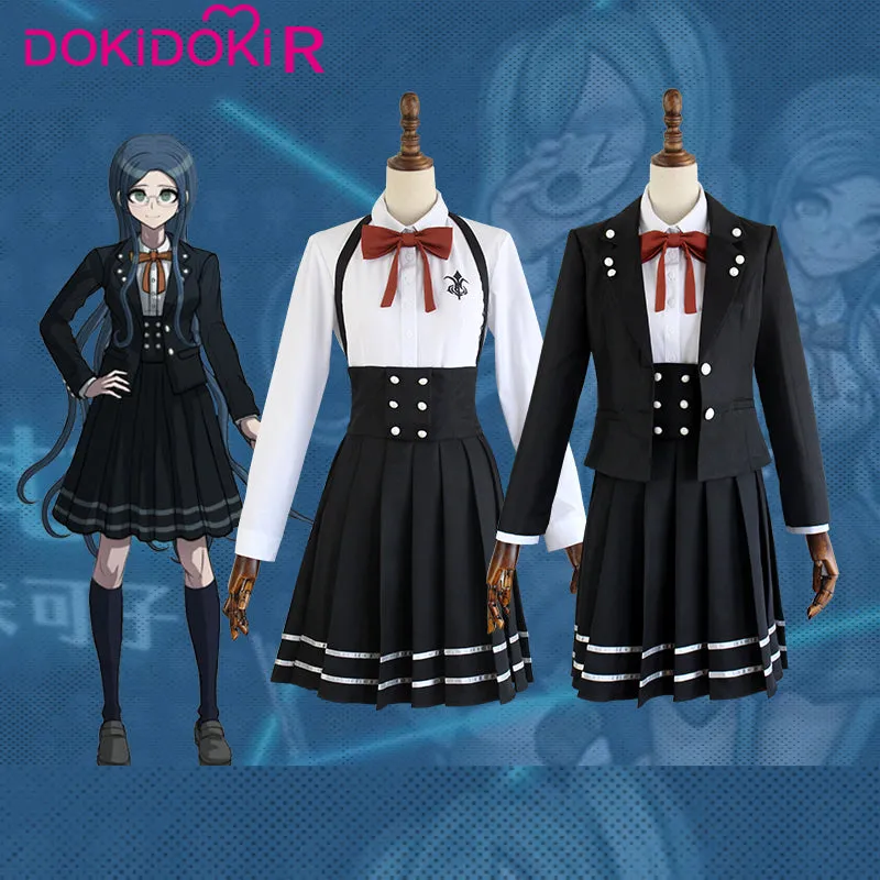 DokiDoki-R Game Danganronpa Cosplay Tsumugi Shirogane Costume Women Halloween Danganronpa V3: Killing Harmony Cosplay Costume