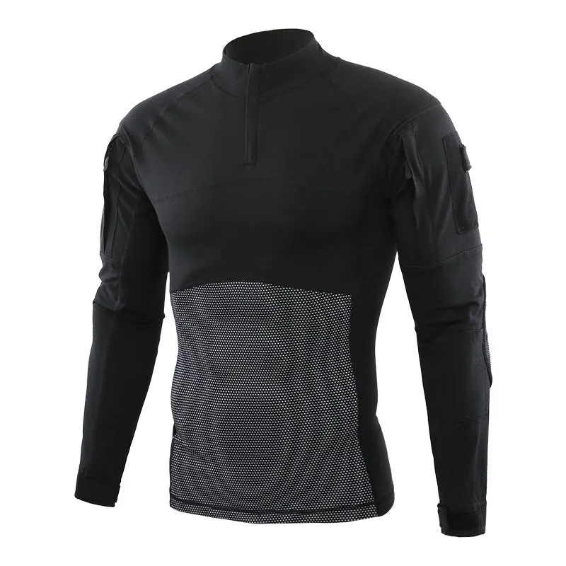 Elastic Wear-Resistant Outdoor Riding Men‘s T-shirt