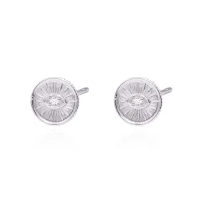 Elaxi Eye Stud Earrings | 925 Sterling Silver