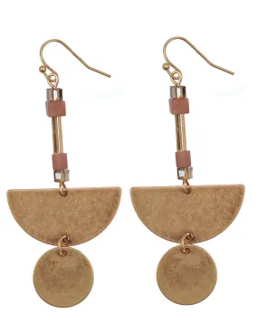 Geometric Shapes Drop Earrings