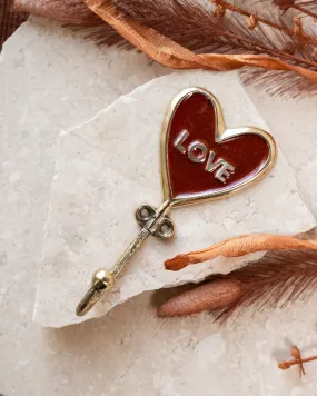 Handmade Pyar Heart Hook