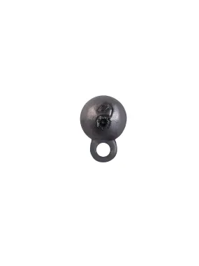 Heavy Weight Ball Shaped Gunmetal Button