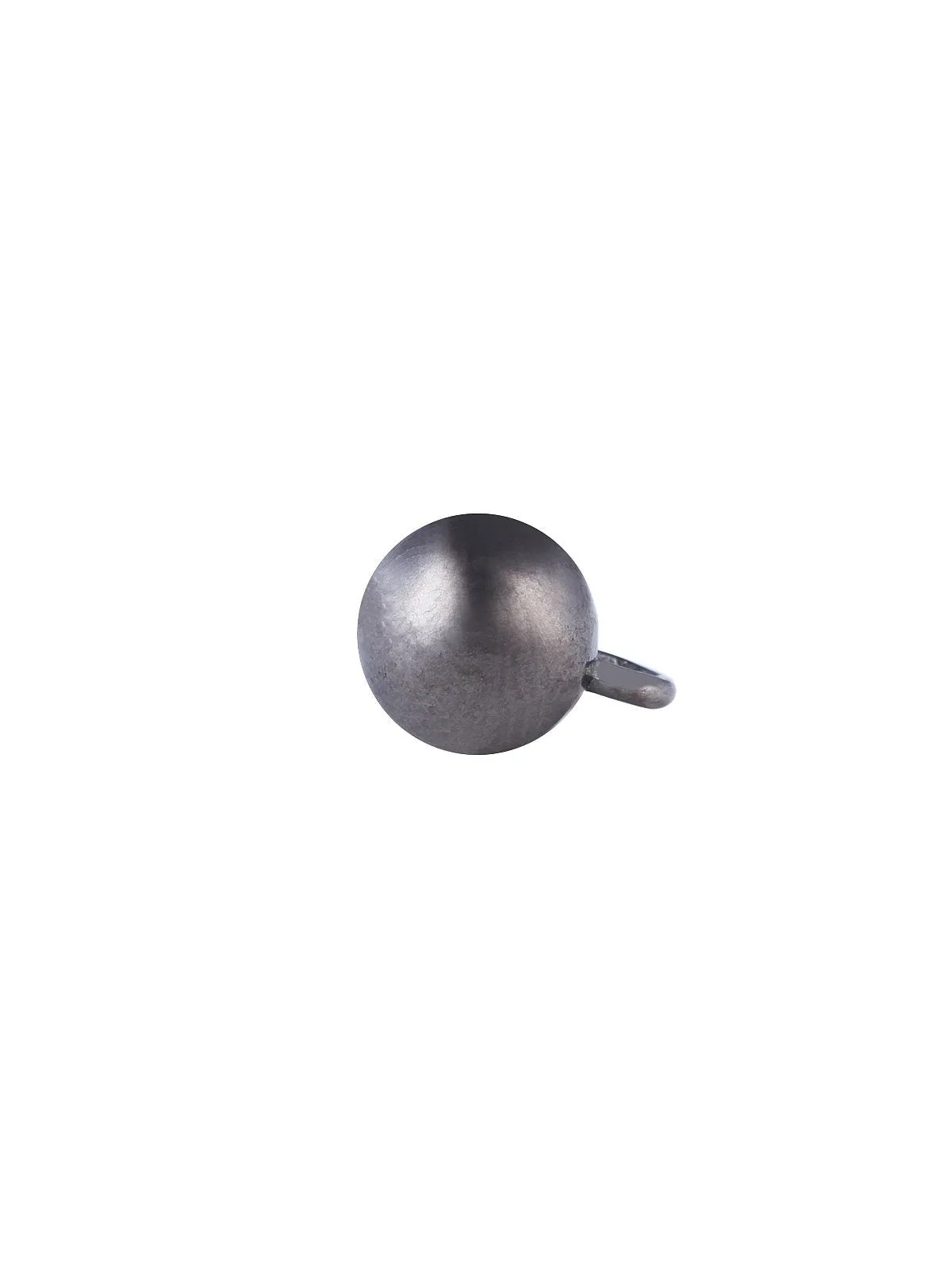 Heavy Weight Ball Shaped Gunmetal Button