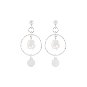 Inka Earrings - Silver