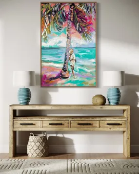 Island Style -original on gallery canvas 60x90 cm