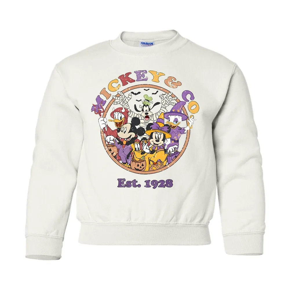 Kids 'Halloween Mickey & Co' Crewneck Sweatshirt