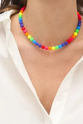 La Mome Bijou - Neon Crush Rainbow Necklace