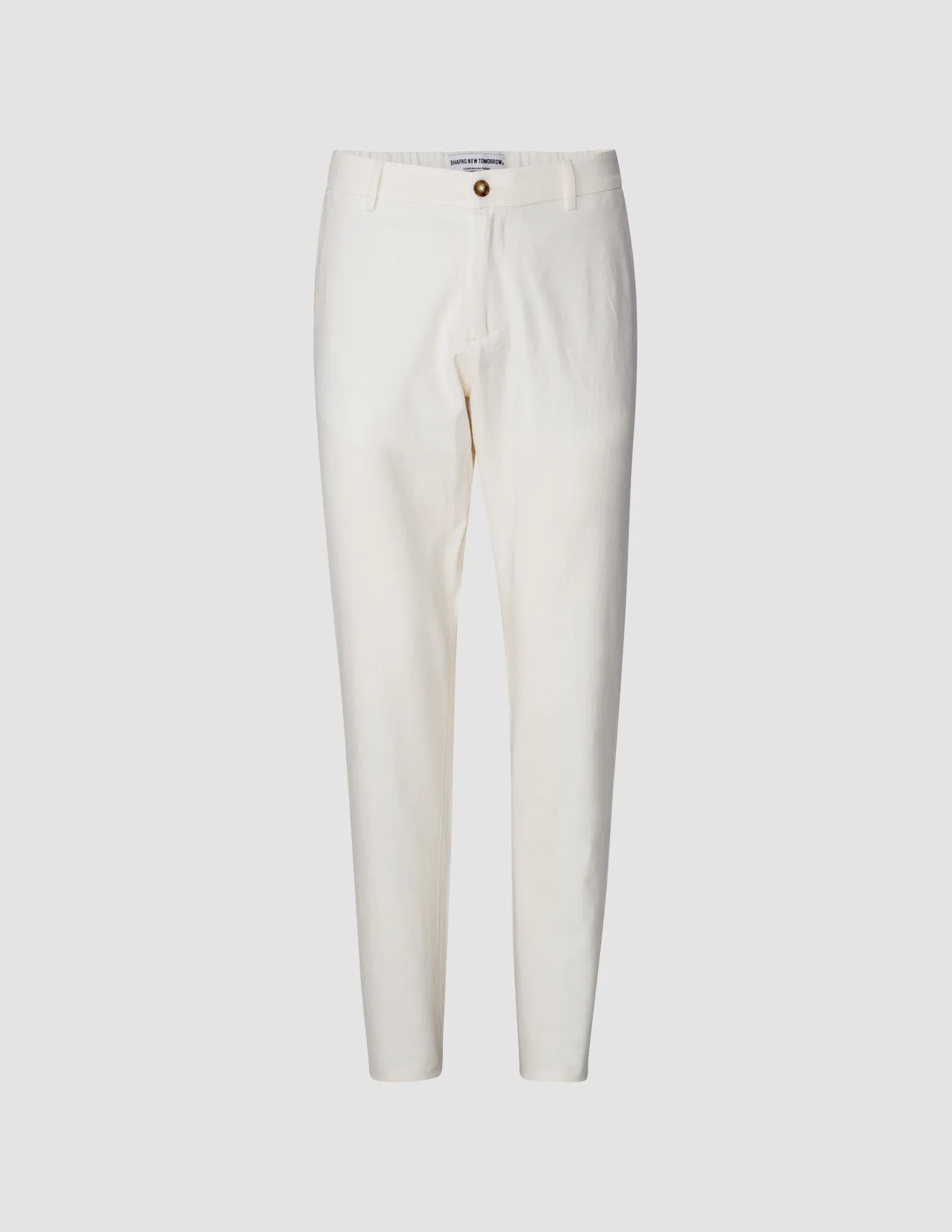 Linen Pants Relaxed Fit Off White