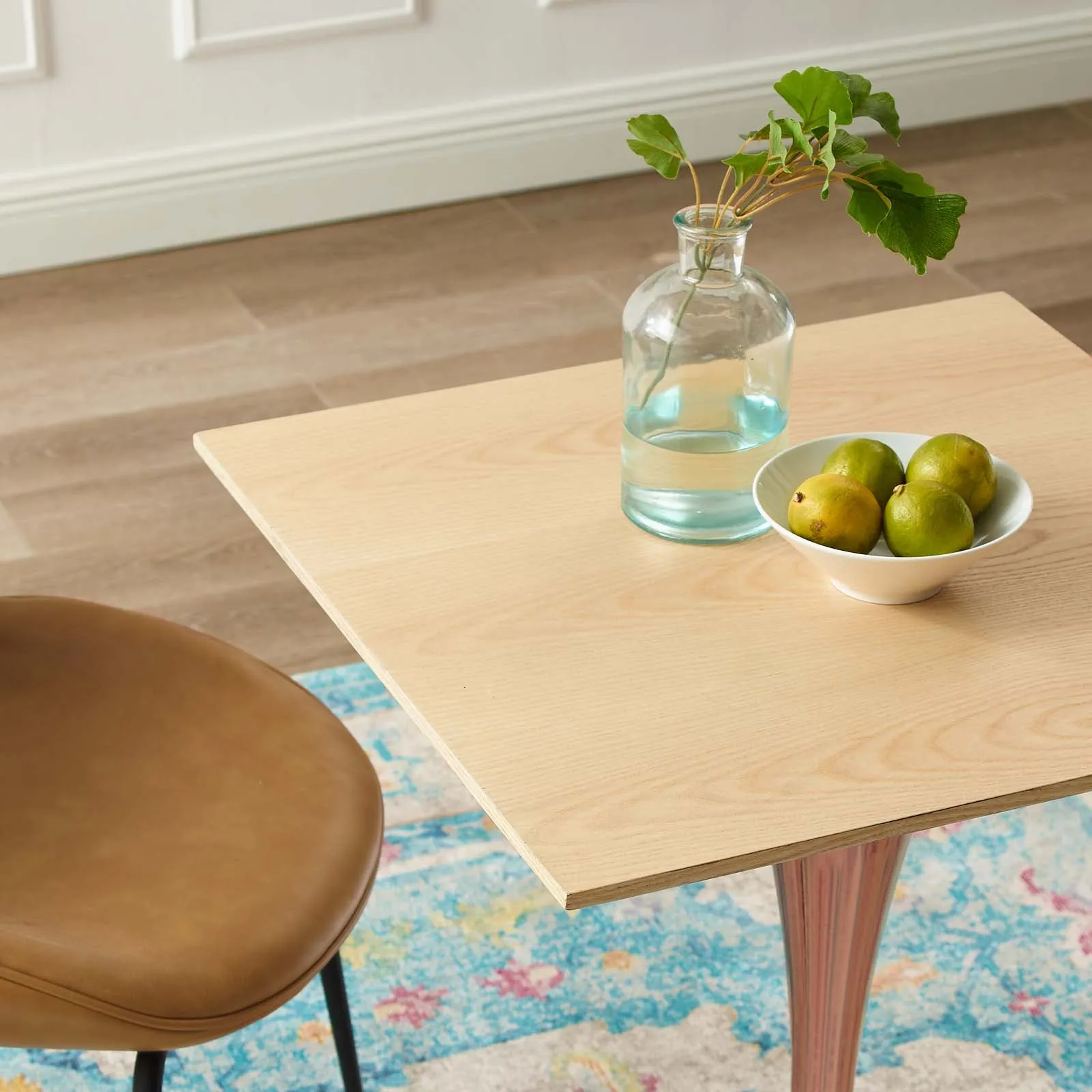 Lippa 24" Square Wood Dining Table