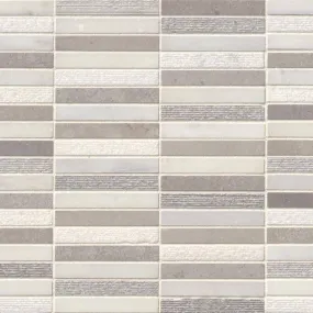 Marble Tile Collection Arabescato Carrara Linea Mixed Pattern 10mm