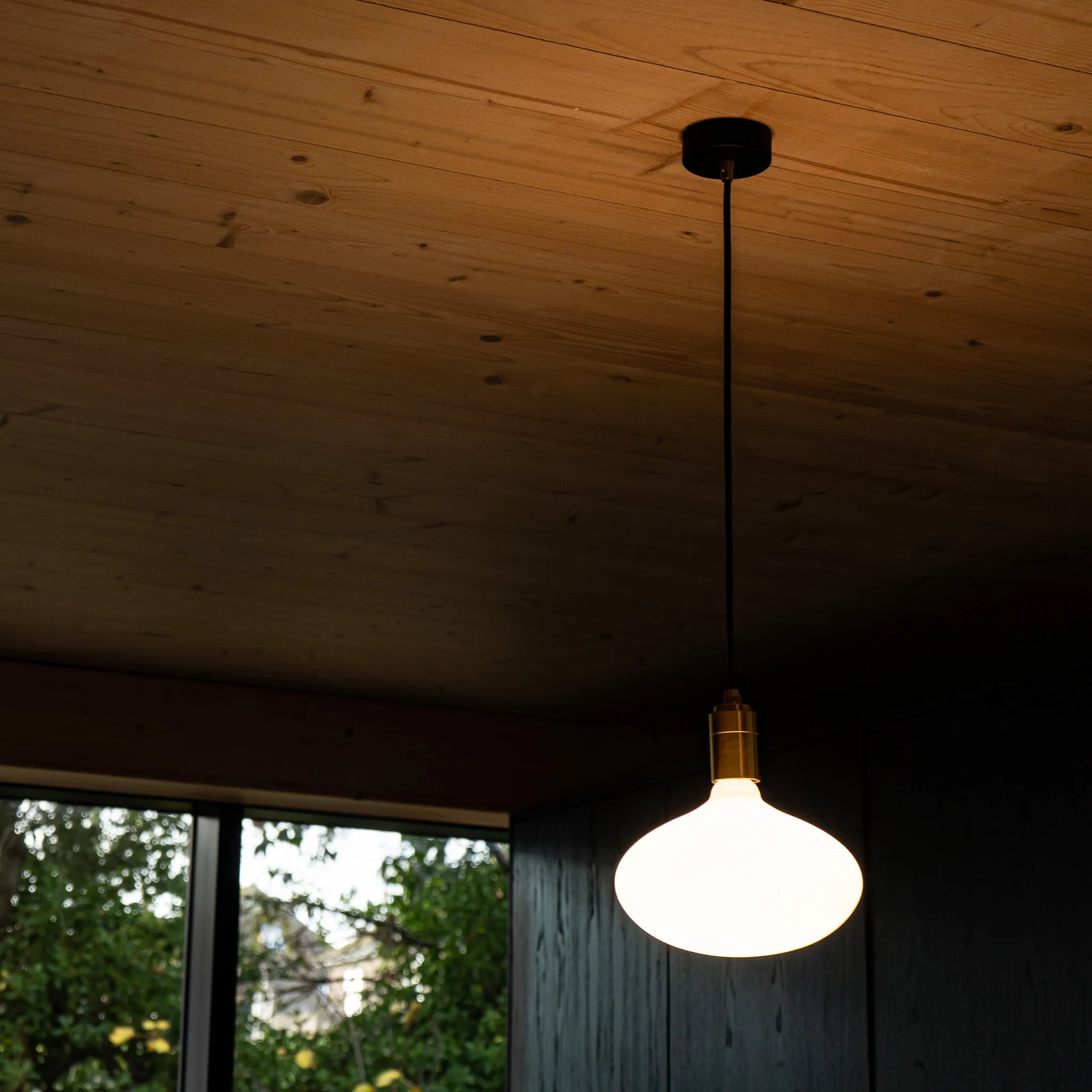 Oval II Pendant Light in Brass