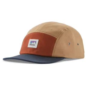 PATAGONIA GORRA MACLURE HAT P-6 LABEL SHOP STICKER GRAYLING BROWN