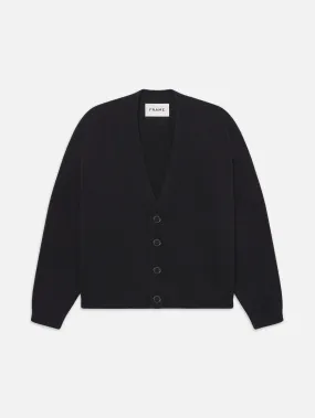 Rib Cardigan -- Black