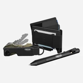 Ridge Everyday Carry Kit - Matte Black Titanium