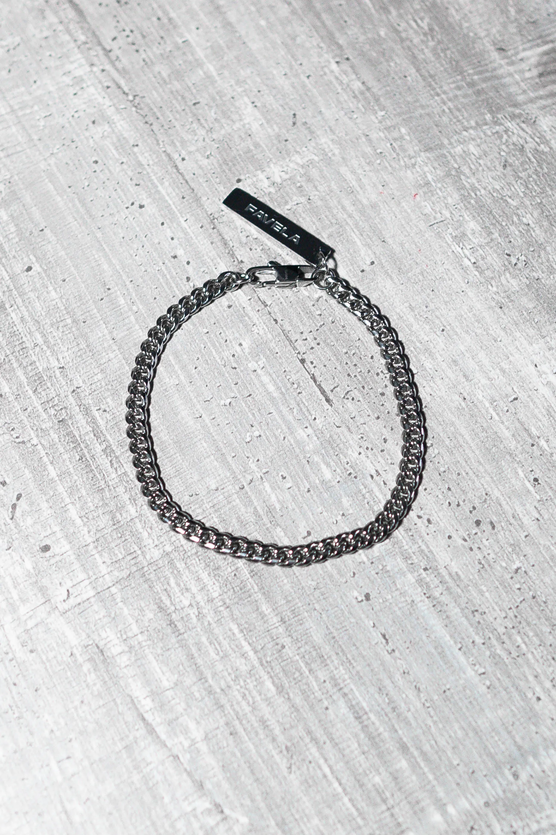 ROUND EDGE CUBAN BRACELET