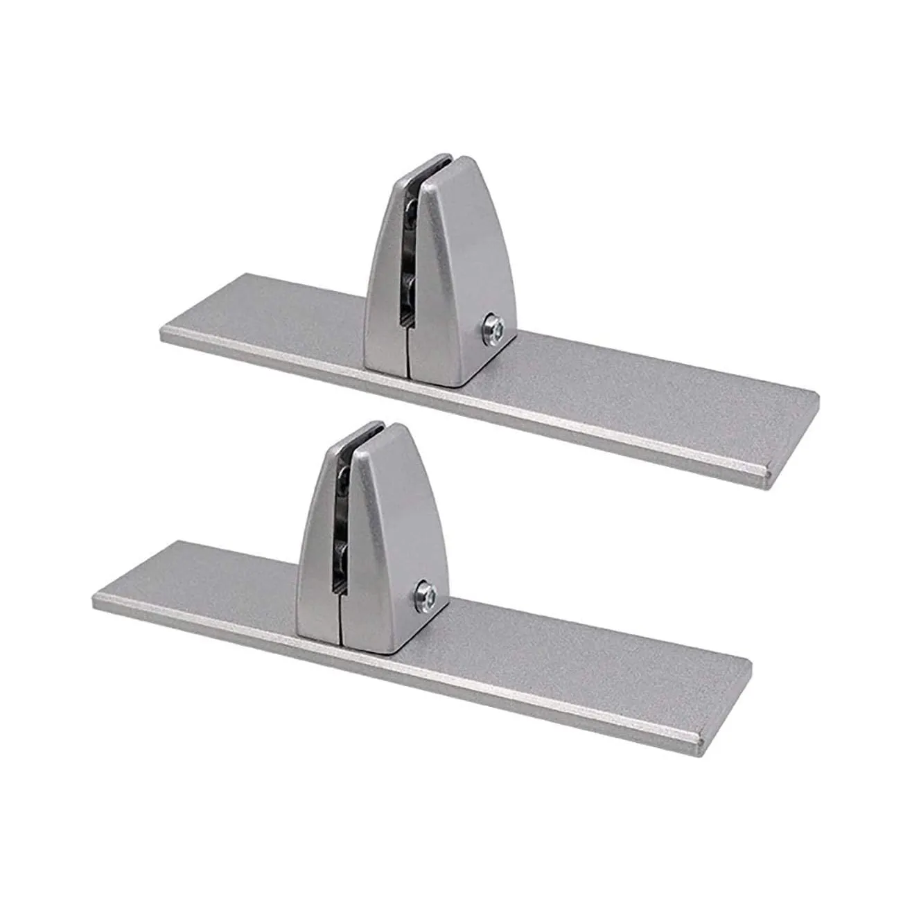 Sneeze Guard Stand Screen Brackets T Shape Aluminum Alloy Handrail Office Desktop Screen Fixing Clip Partition Clip Glass Clamps