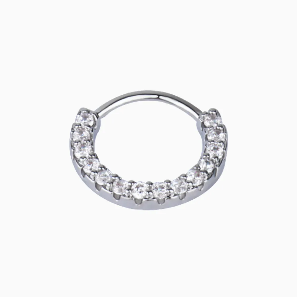 Sparkling Circular Ring