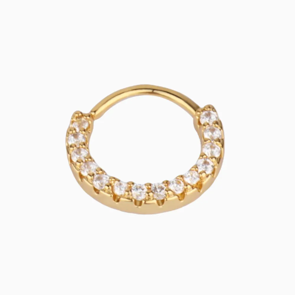 Sparkling Circular Ring