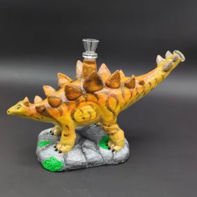 Stegosaurus Dinosaur Bong - Glass and Resin