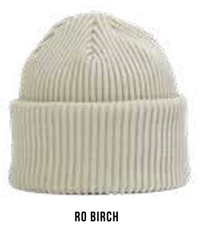 Thick Rib Knit Cuffed Beanie