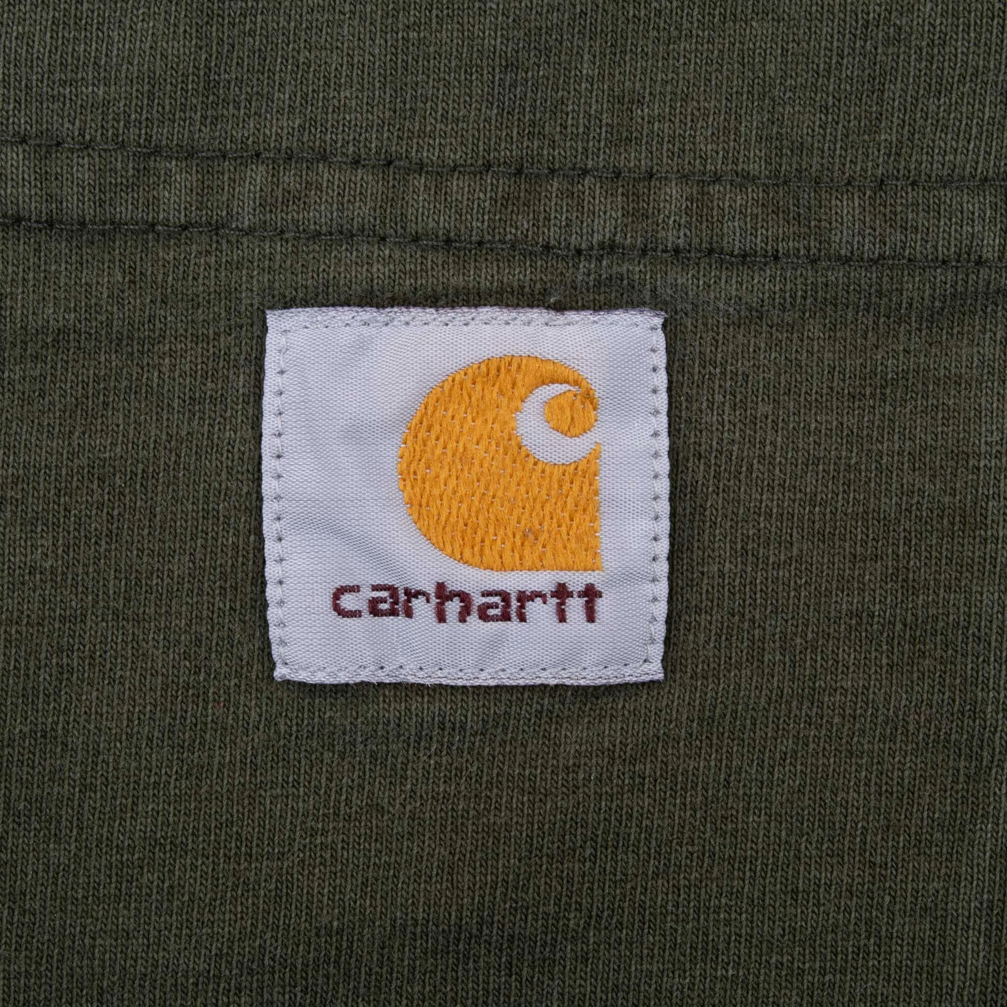 VINTAGE CARHARTT CLASSIC GREEN POCKET TEE SHIRT 2000S SIZE LARGE