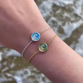 Wave Coin Bracelet